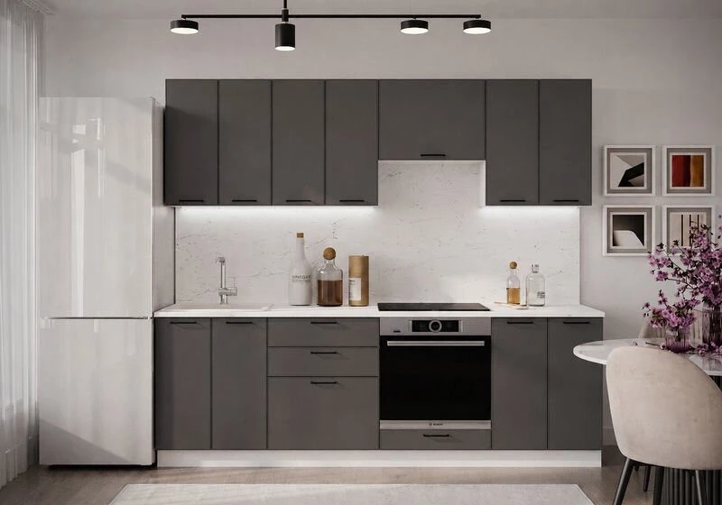 Кухня графит 2,4 м
